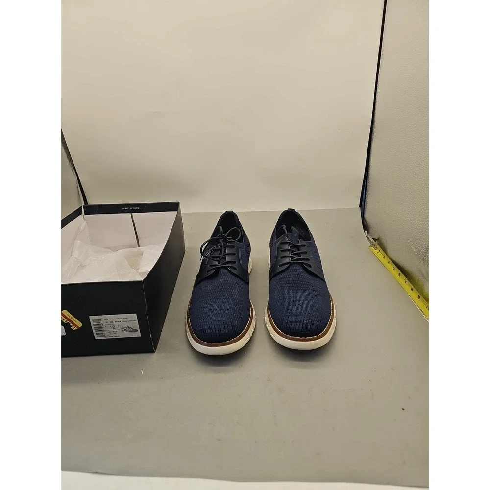 New Men's NAUTICA Lightweight Oxford‎ Shoes Navy Dress Shoes Sz  12 New